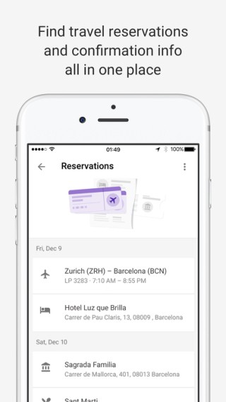 Google Trips app