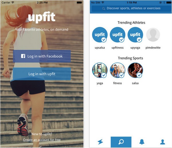 Upfit app