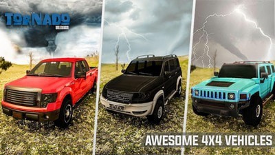 龙卷风追逐山地车