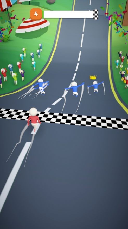 越野跑飞行火柴人