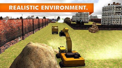 3D建筑挖掘机