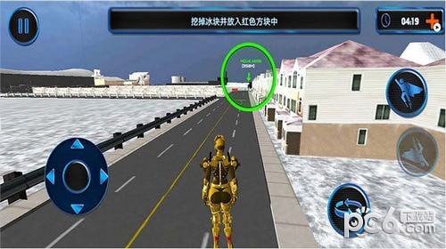 机器人挖掘机变身