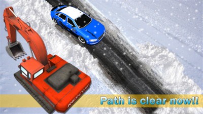 雪救援挖掘机