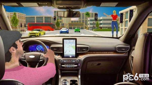开放世界疯狂模拟出租车3D