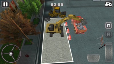 施工挖掘机3D