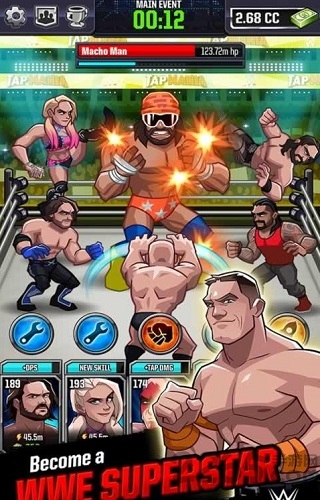 wwe狂热摔跤手机游戏 wwe狂热摔跤手机游戏