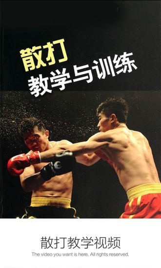 散打教学视频