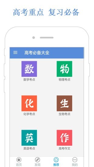 高考重点知识大全