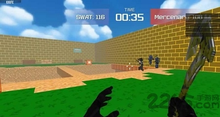 方块特警作战游戏