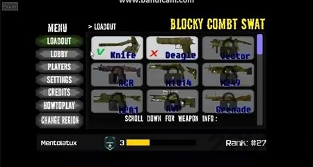 方块特警作战游戏