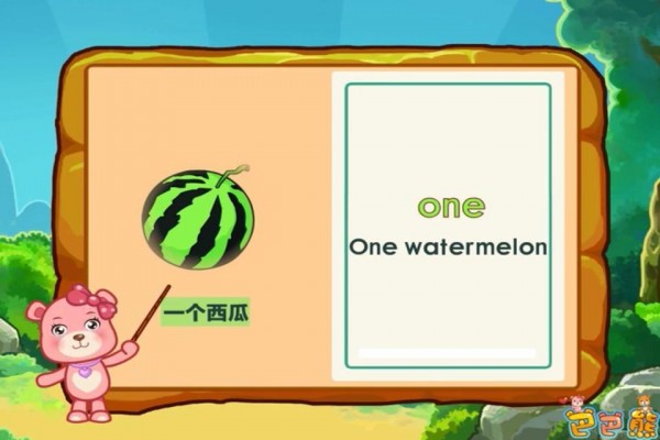 巴巴熊儿童英语单词卡 巴巴熊儿童英语单词卡