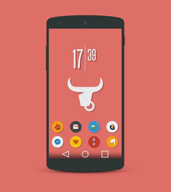 Naxos Flat Round Icon Pack
