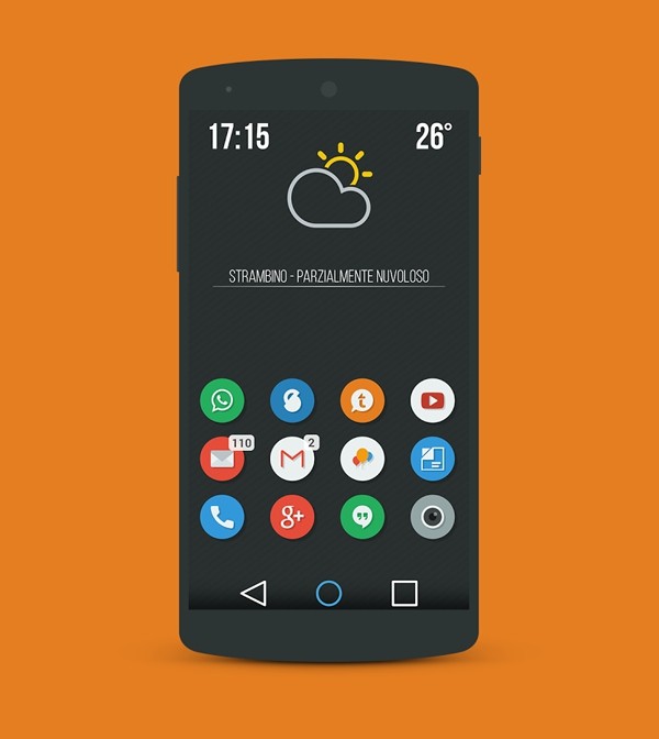 Naxos Flat Round Icon Pack