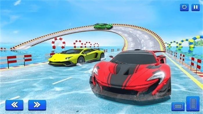 水上特技车游戏(water surfing car stunts)