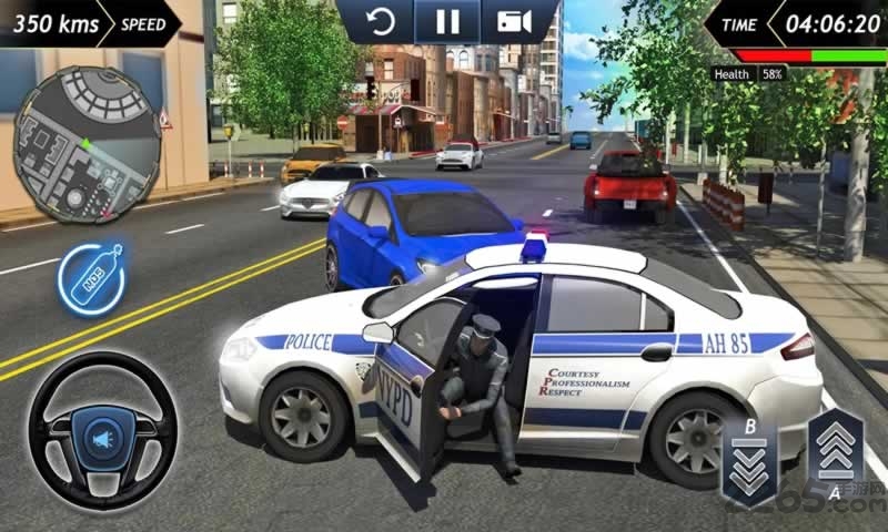 罪犯都市警车模拟驾驶手机游戏