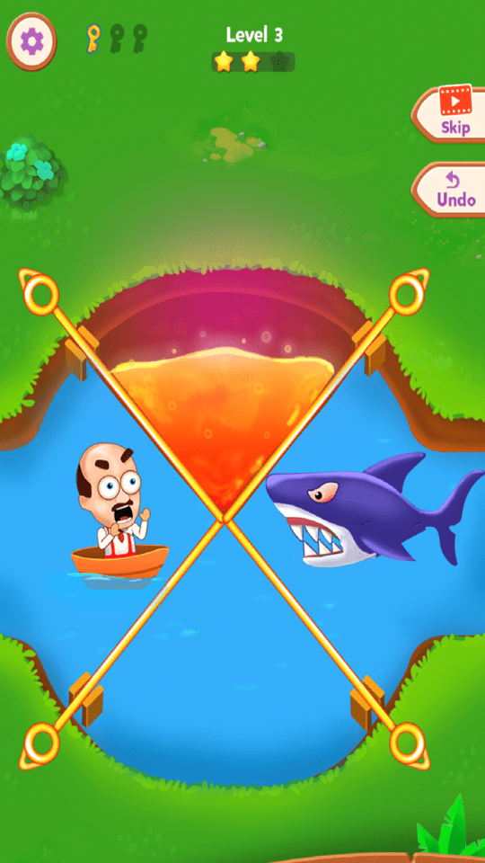 救救老爹拉针闯关