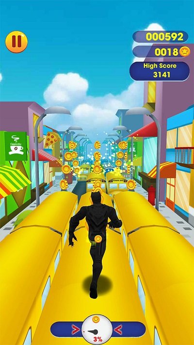黑豹地铁跑酷游戏 黑豹地铁跑酷游戏