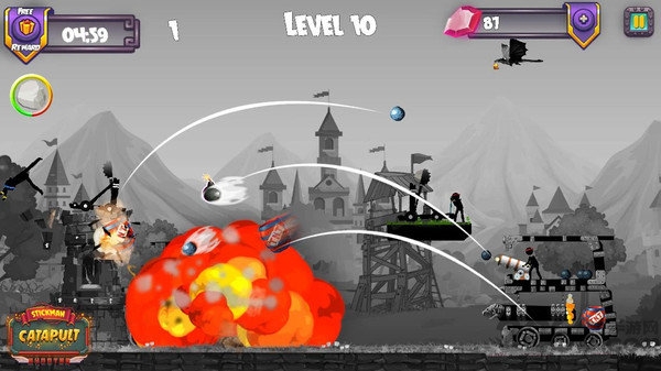 火柴人投石机射手游戏 火柴人投石机射手游戏