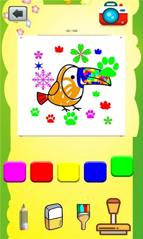 宝宝涂色贝贝蛙