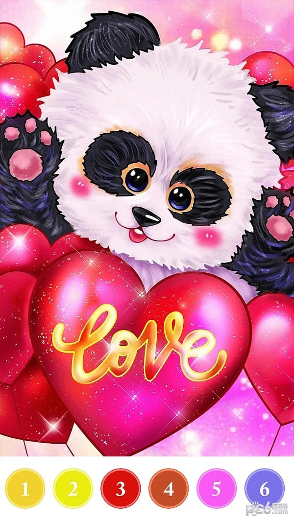 快乐数字填色艺术 快乐数字填色艺术