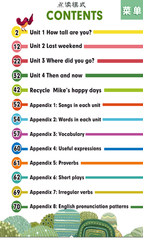 人教六年级下英语点读