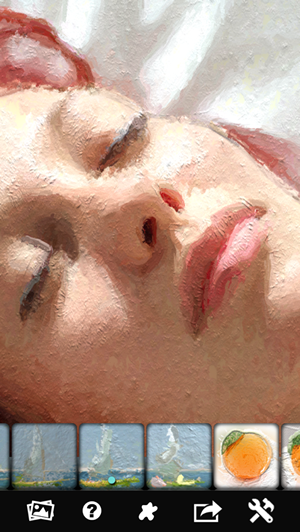 照片变油画