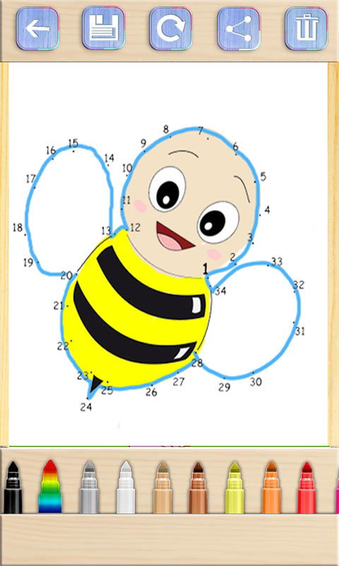 动物连线儿童画画游戏