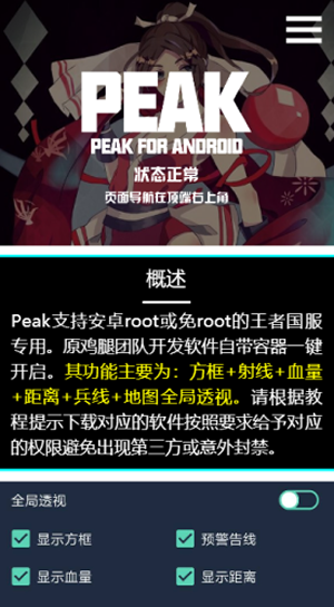 Peak王者荣耀