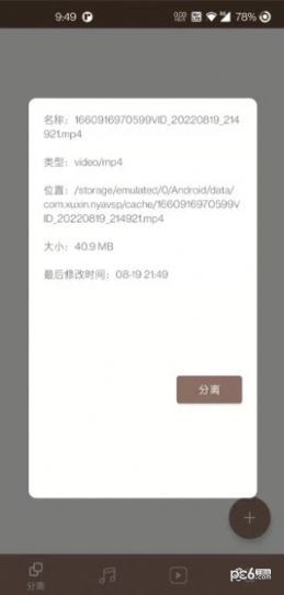 柠柚音视频分离