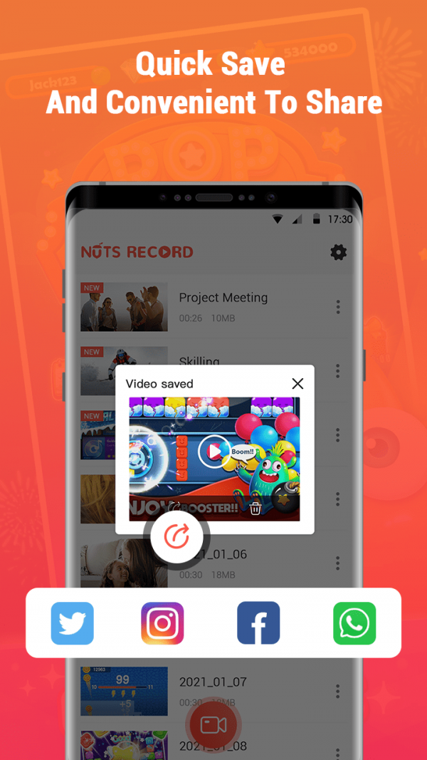 Nuts录屏 Nuts录屏