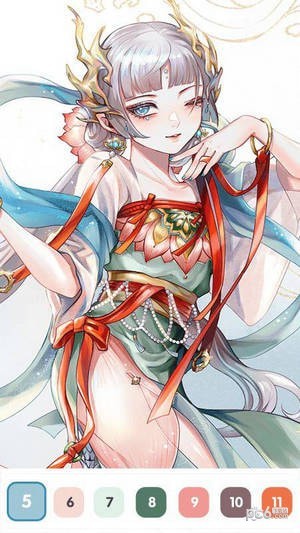 数字填色解压涂色书