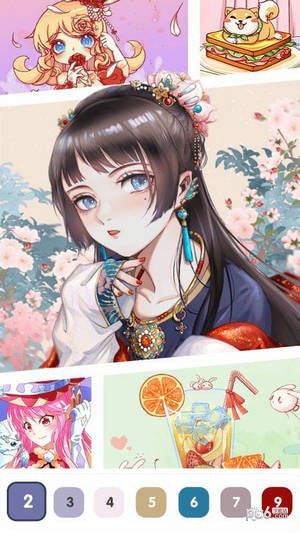 数字填色解压涂色书