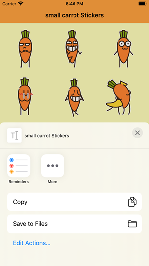 small carrot