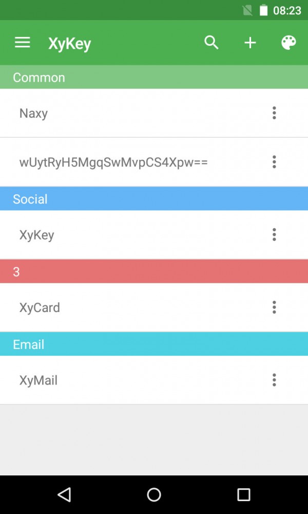 账号密码管理 账号密码管理