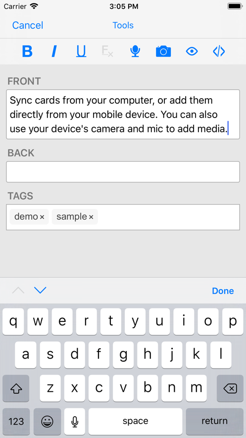 AnkiMobile Flashcards