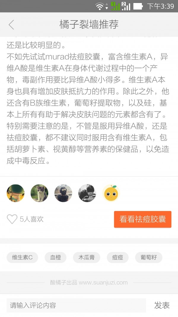 酸橘子
