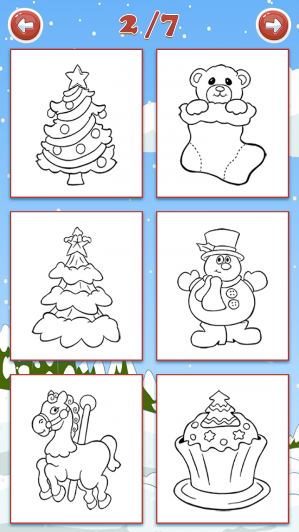 宝宝爱涂色圣诞节篇