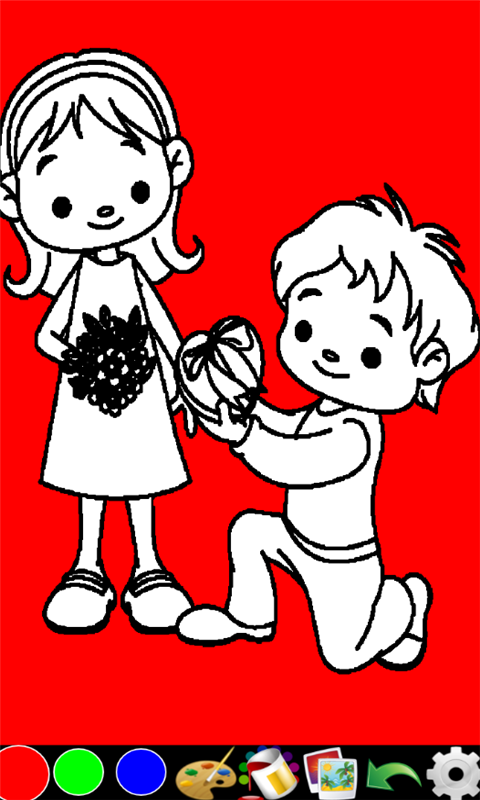 暖暖儿童涂色