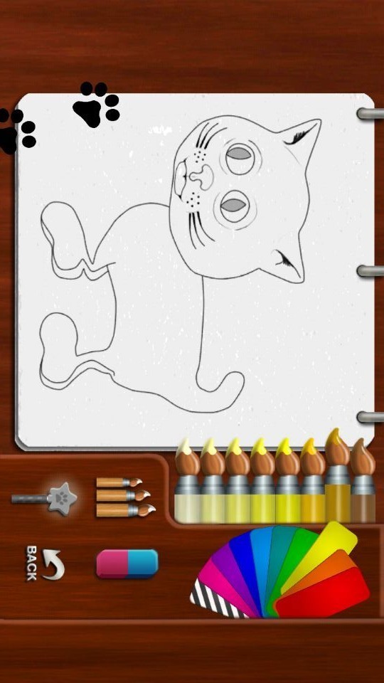 宝宝学习涂画猫 宝宝学习涂画猫