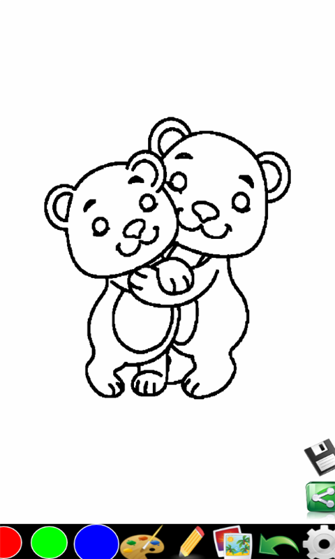 暖暖儿童涂色