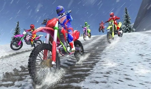 崎岖山地赛车越野赛(dirt track racing motocross)