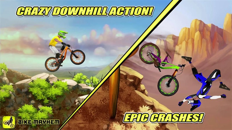 极限山地车速降手机版(bike mayhem)