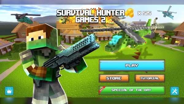像素生存射击2游戏(the survival hunter games 2)