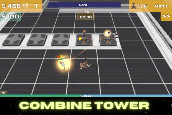 核心塔防御游戏