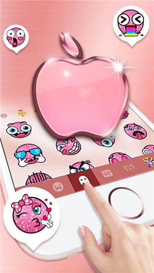 iphone8玫瑰金键盘下载
