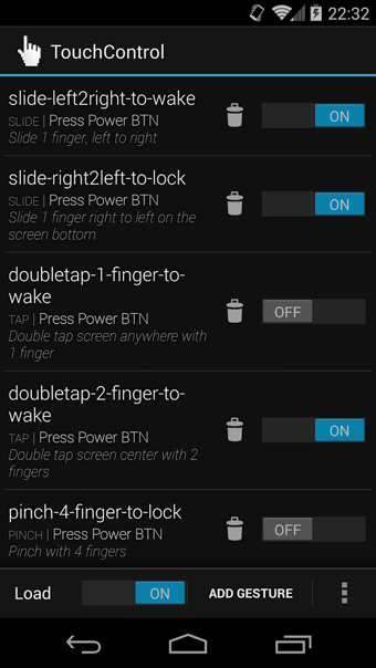 Touch Control(手势控制) Touch Control(手势控制)