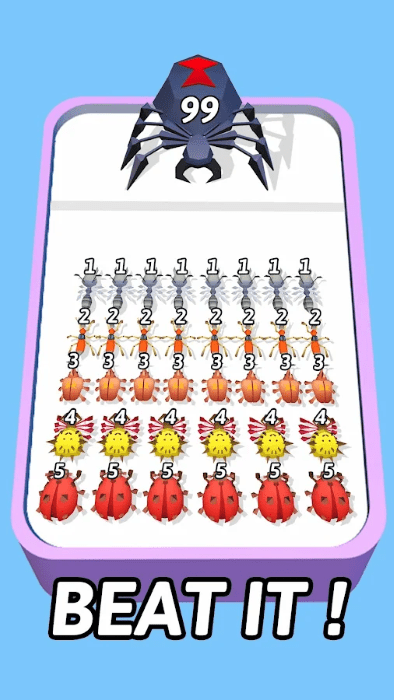 合并大师昆虫融合游戏(merge master insect fusion)