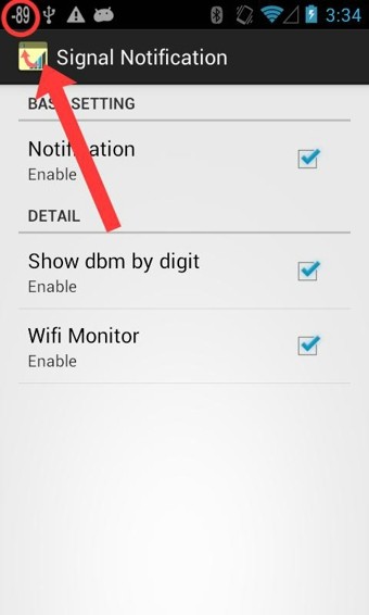 信号提醒(Signal level notification) 信号提醒(Signal level notification)