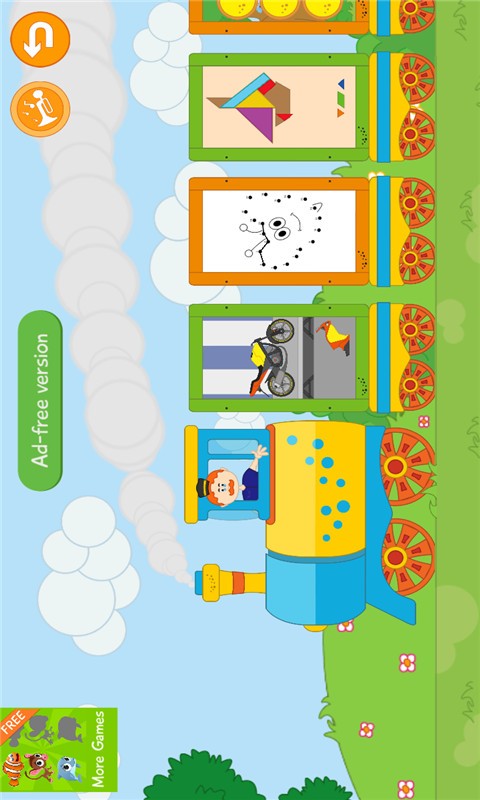 宝宝早教巴士小火车