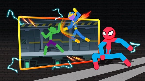 火柴人对攻游戏